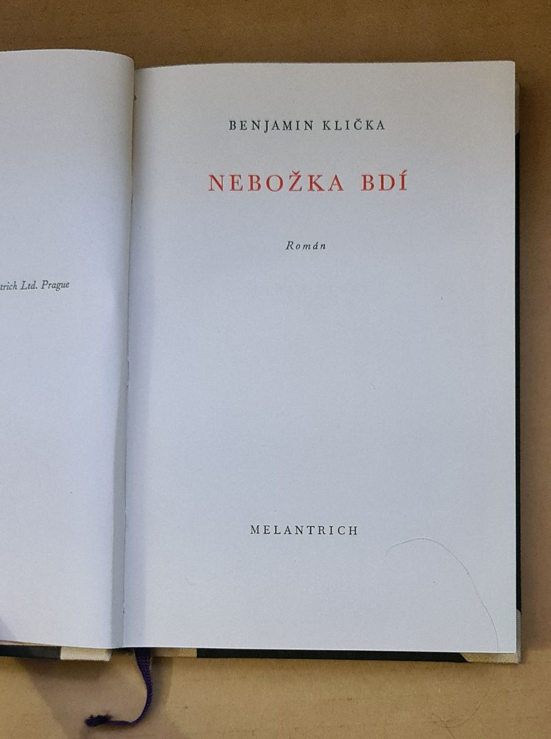 Benjamin Klička - Nebožka bdí - Obrázek 2