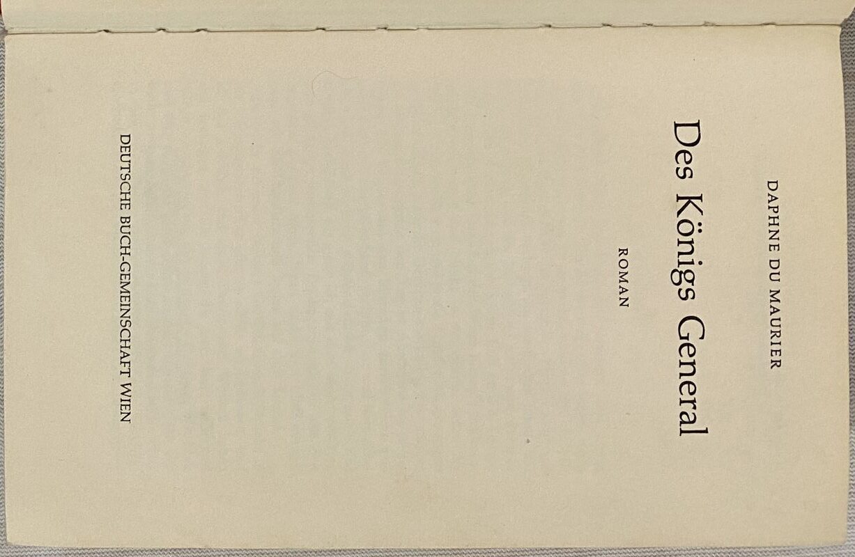 Daphne Du Maurier - Des Königs General - Obrázek 2