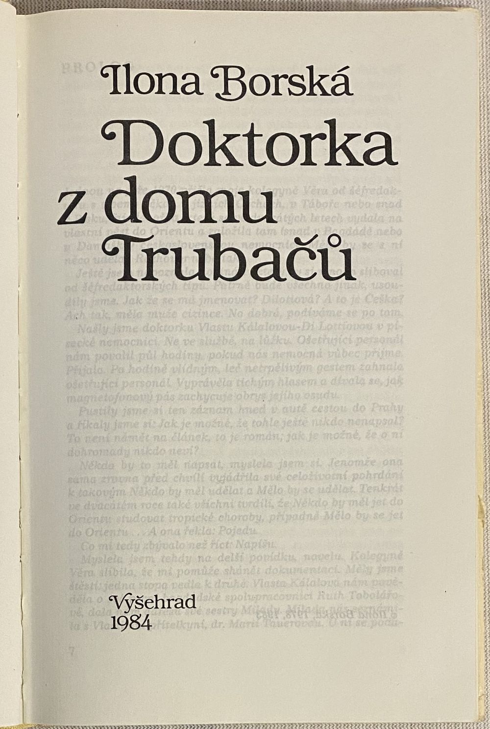 Ilona Borská - Doktorka z domu Trubačů - Obrázek 2